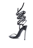 SMACKER STILETTO LACE UP SANDAL