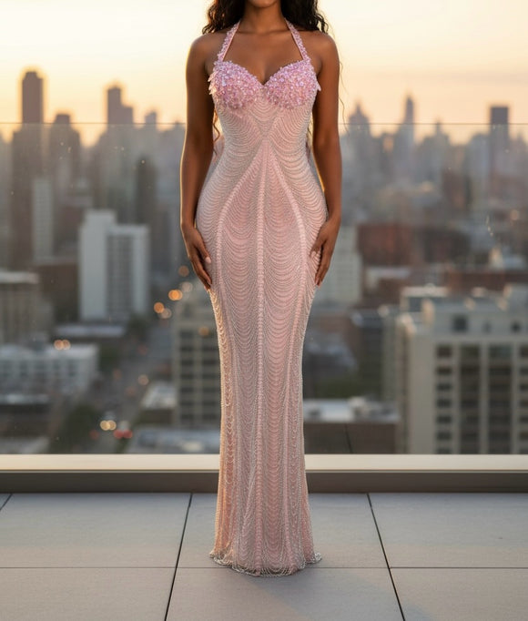 Chandelier in Pink