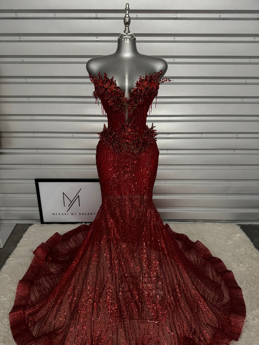 Prom Dress 21 (RED)