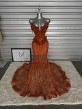 Prom Dress 21 in Orange