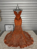 Prom Dress 21 in Orange