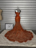 Prom Dress 21 in Orange