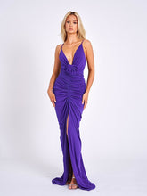 Purple Runched dress