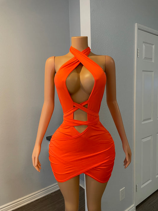 Orange dress