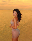 Sexy rhinestone dress