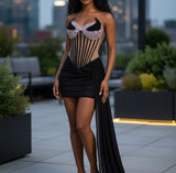 Rhinestone Cocktail Dress